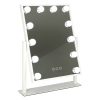 LED sminktükör USB izzókkal 30x40cm