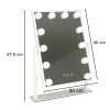 LED sminktükör USB izzókkal 30x40cm