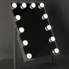 LED sminktükör USB izzókkal 30x40cm