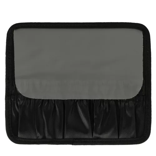Cosmetic organizer with mirror pink