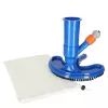 Pool vacuum cleaner pond bottom cleaning kit with reusable bag