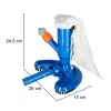 Pool vacuum cleaner pond bottom cleaning kit with reusable bag