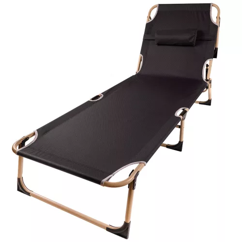 Folding tourist bed Canada 193 cm gray