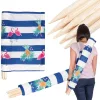 Beach screen 6 meters tropical striped
