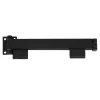 Telescopic extension wall hanger 84cm black