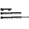 Telescopic extension wall hanger 84cm black