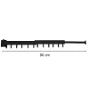 Telescopic extension wall hanger 84cm black