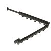 Telescopic extension wall hanger 84cm black