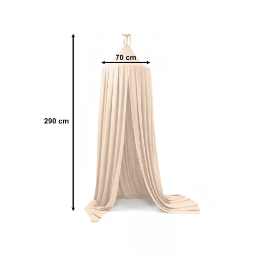 Canopy curtain tipi tent hanging in beige