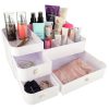 Cosmetic organizer for bathroom basket