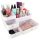 Cosmetic organizer for bathroom basket