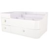 Cosmetic organizer for bathroom basket