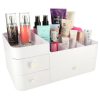Cosmetic organizer for bathroom basket