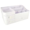 Cosmetic organizer for bathroom basket