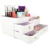 Cosmetic organizer for bathroom basket