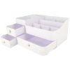 Cosmetic organizer for bathroom basket