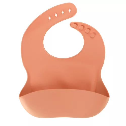 Silicone cutlery for babies' table 4-piece set teddy bear orange