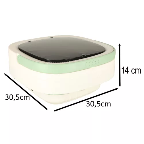 Mini Foldable Portable Washing Machine 12L Green