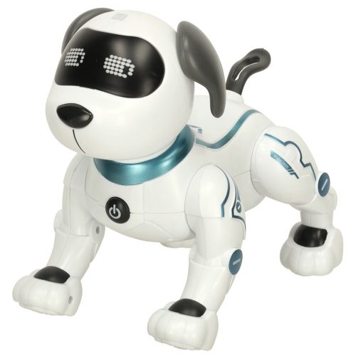 RC robot dog jumps and walks