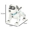 RC robot dog jumps and walks