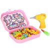 Building blocks in a case + unicorn screwdriver