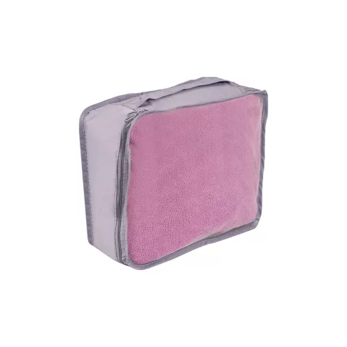 Suitcase Organizers Travel Set 7 Pieces Clothes Storage Accessories Waterproof Bags Makeup Bag Shoe Bag Gray