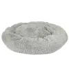 Dog bed plush cushion 100cm light grey