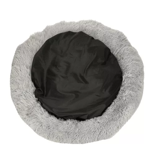 Dog bed plush cushion 100cm light grey