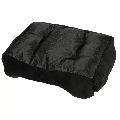 Dog bed 60x45x15cm in white and black