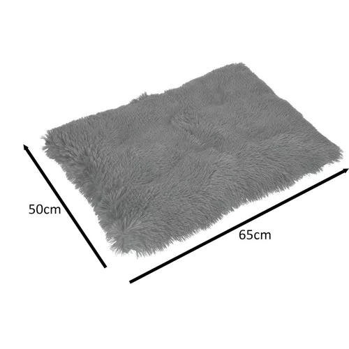 Dog bed mat 65x50cm dark grey