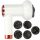 Body massage gun slimming 9in1 white