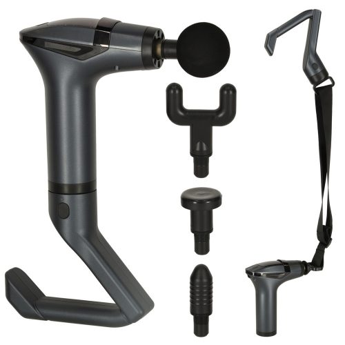 Massage gun with body massage strap
