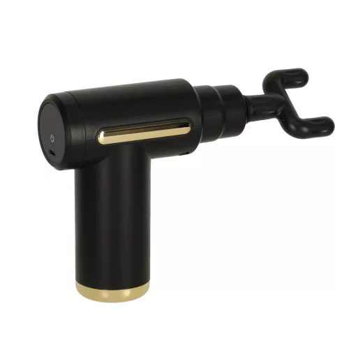 Massage gun massager 4 ends black