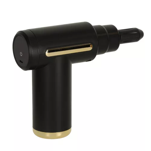 Massage gun massager 4 ends black