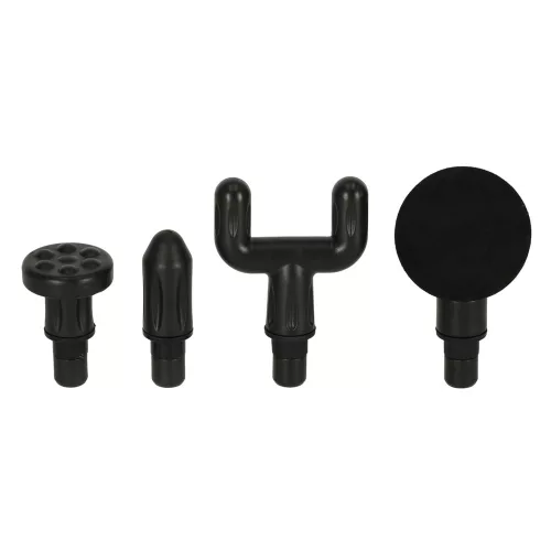 Massage gun massager 4 ends black