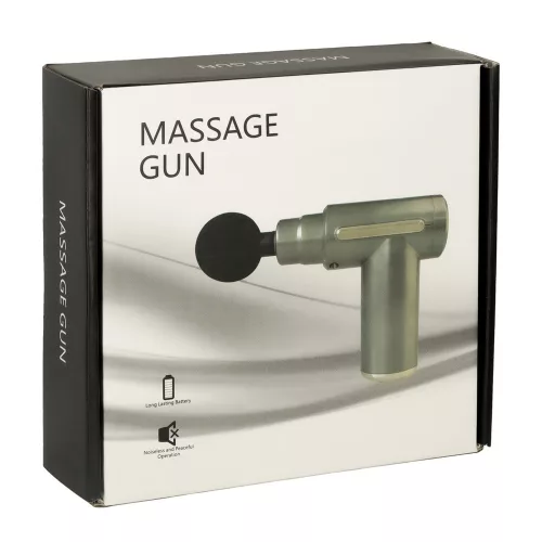 Massage gun massager 4 ends black