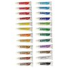Artist acrylic paints in multi-colored 24 tubes