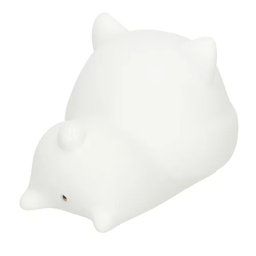 Silicone Night Light White RGB Cat Lying Cat