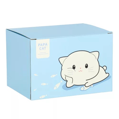 Silicone Night Light White RGB Cat Lying Cat