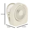 Mini desk fan with USB clip