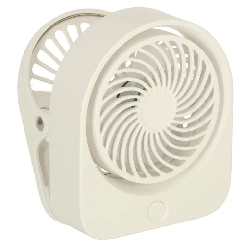Mini desk fan with USB clip