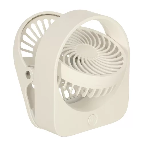 Mini desk fan with USB clip