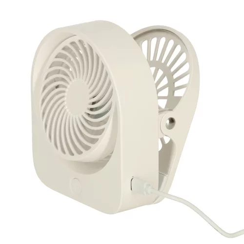 Mini desk fan with USB clip