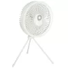 Mini standing desk fan white