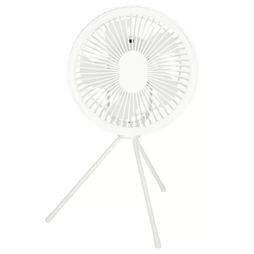 Mini standing desk fan white