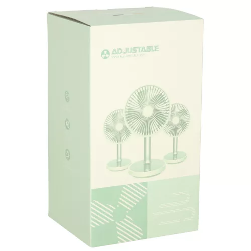 Stand fan on legs, white