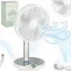 Stand fan on legs, white