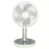 Stand fan on legs, white
