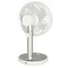 Stand fan on legs, white
