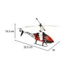 RC remote control helicopter Revolt S39-1 XL red